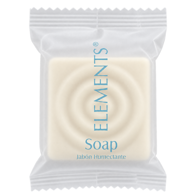 Elements Bar Soap 1.06 oz (30 g) Flow Wrap - Elements 30 g soap in translucent matte white packaging