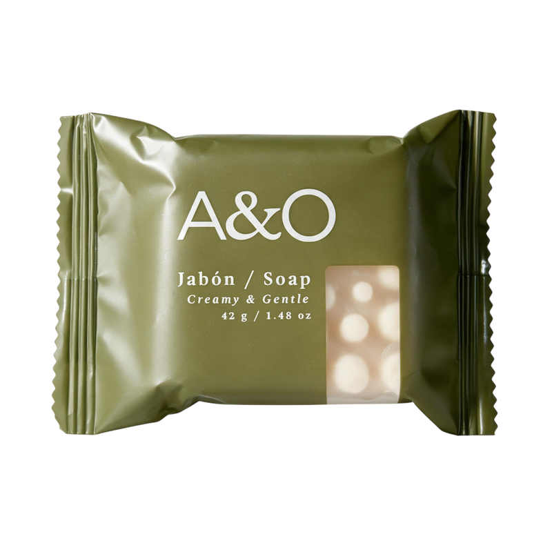 Almond & Olive Bar Soap 1.48 oz (42 g) Flow Wrap - product view