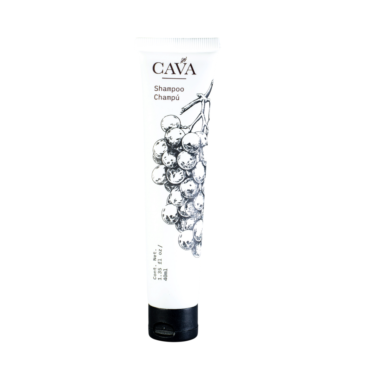 Cava Shampoo 1.35 fl oz (40 ml) nOcean Tube - front view