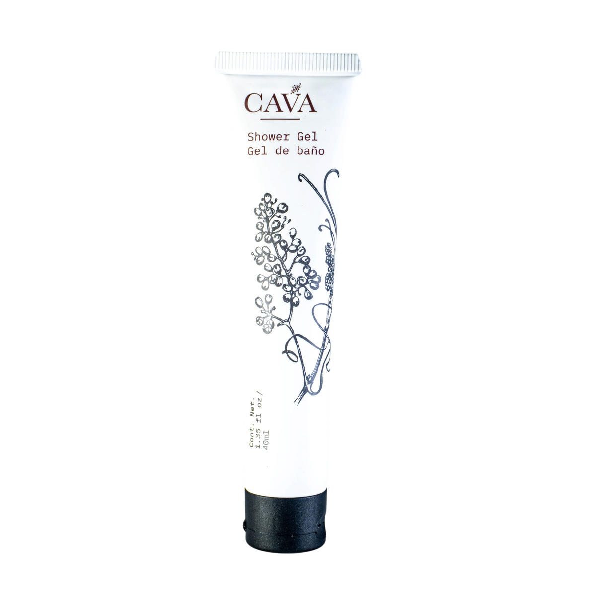 Cava Shower gel 1.35 fl oz (40 ml) nOcean Tube - front view