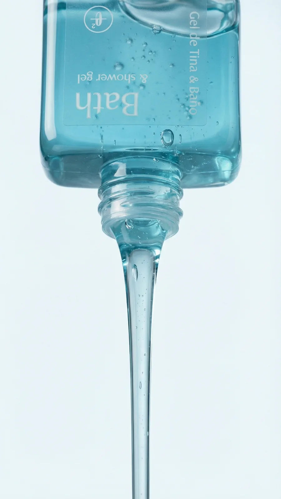 A close-up of the texture of Elements bath gel